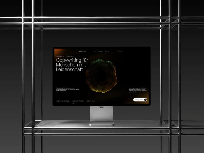Website-Mockup Kathrin Pehn