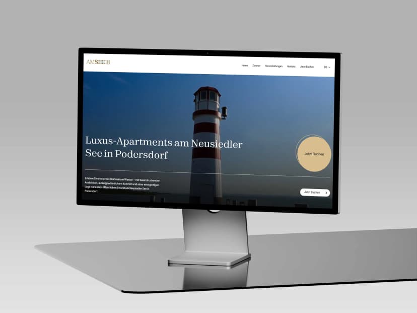 Am See 18 website mockup
