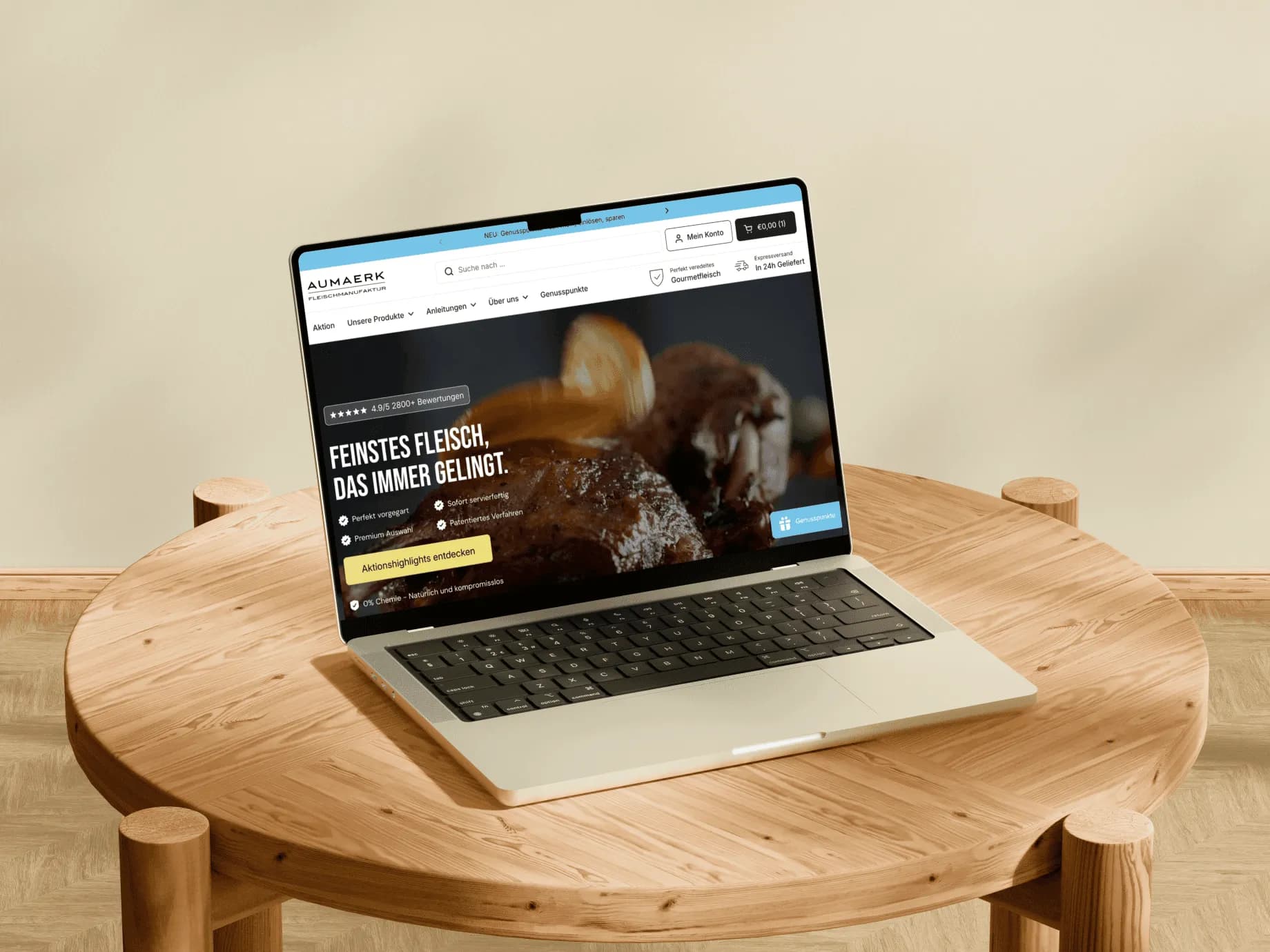 Aumaerk website — image 1