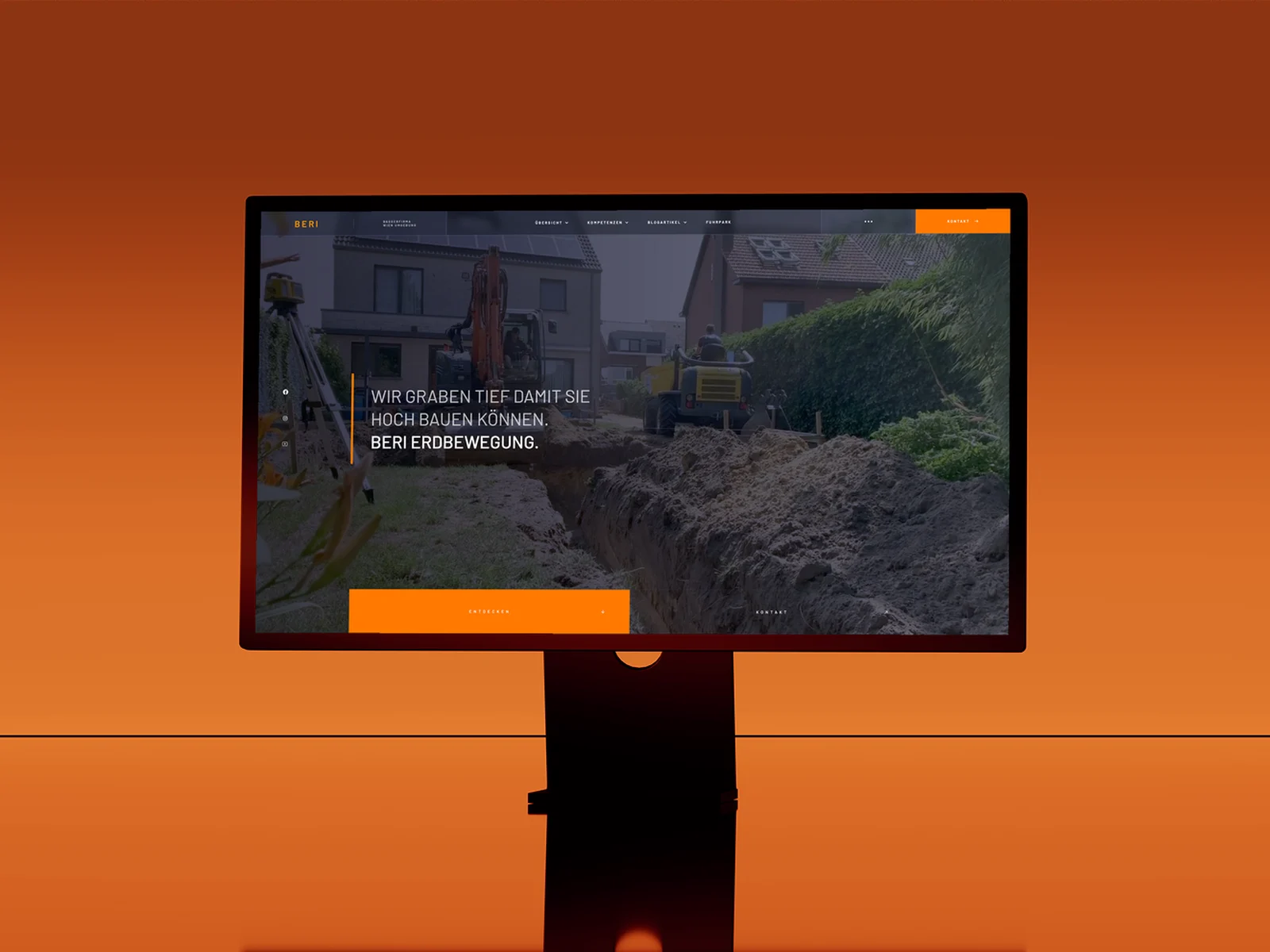 BERI Erdbewegung website — image 1