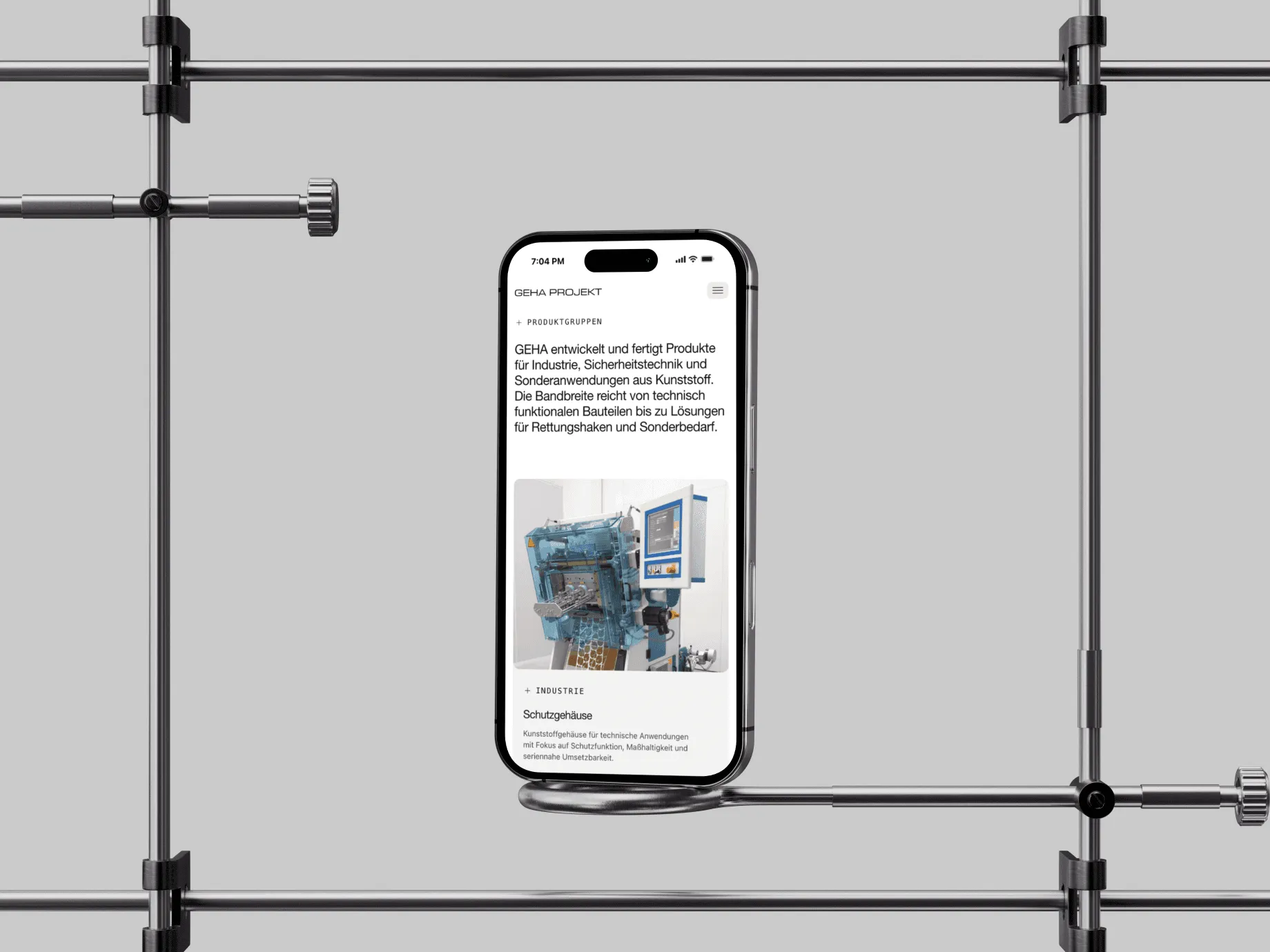Website von GEHA – Bild 4