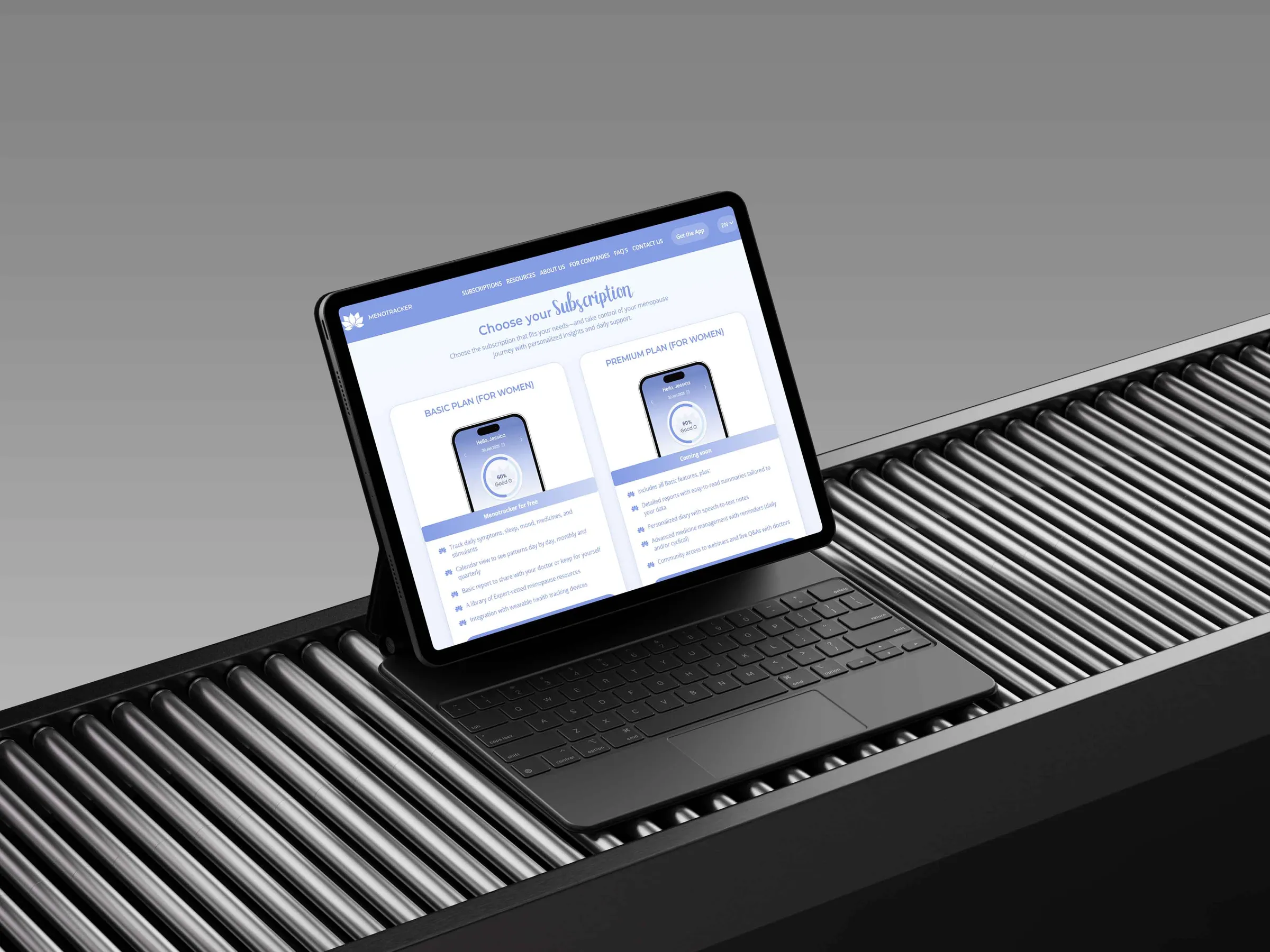 Menotracker website — image 2