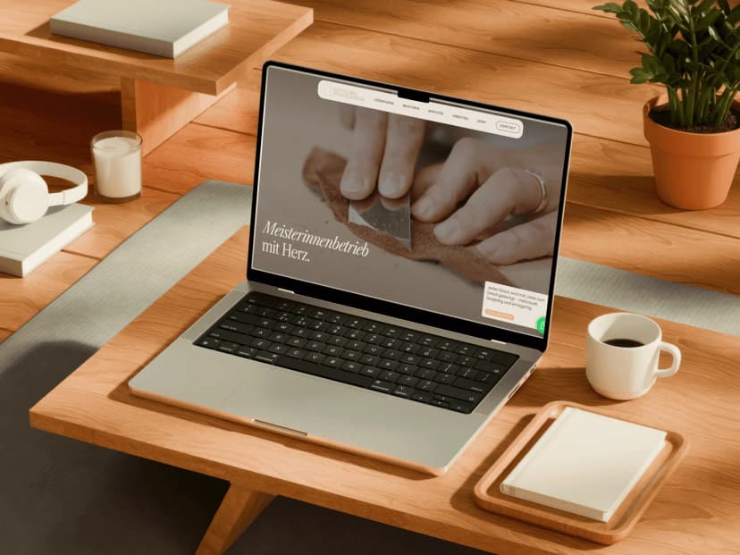 Sattlermeisterin Laura Puggelsheim website mockup