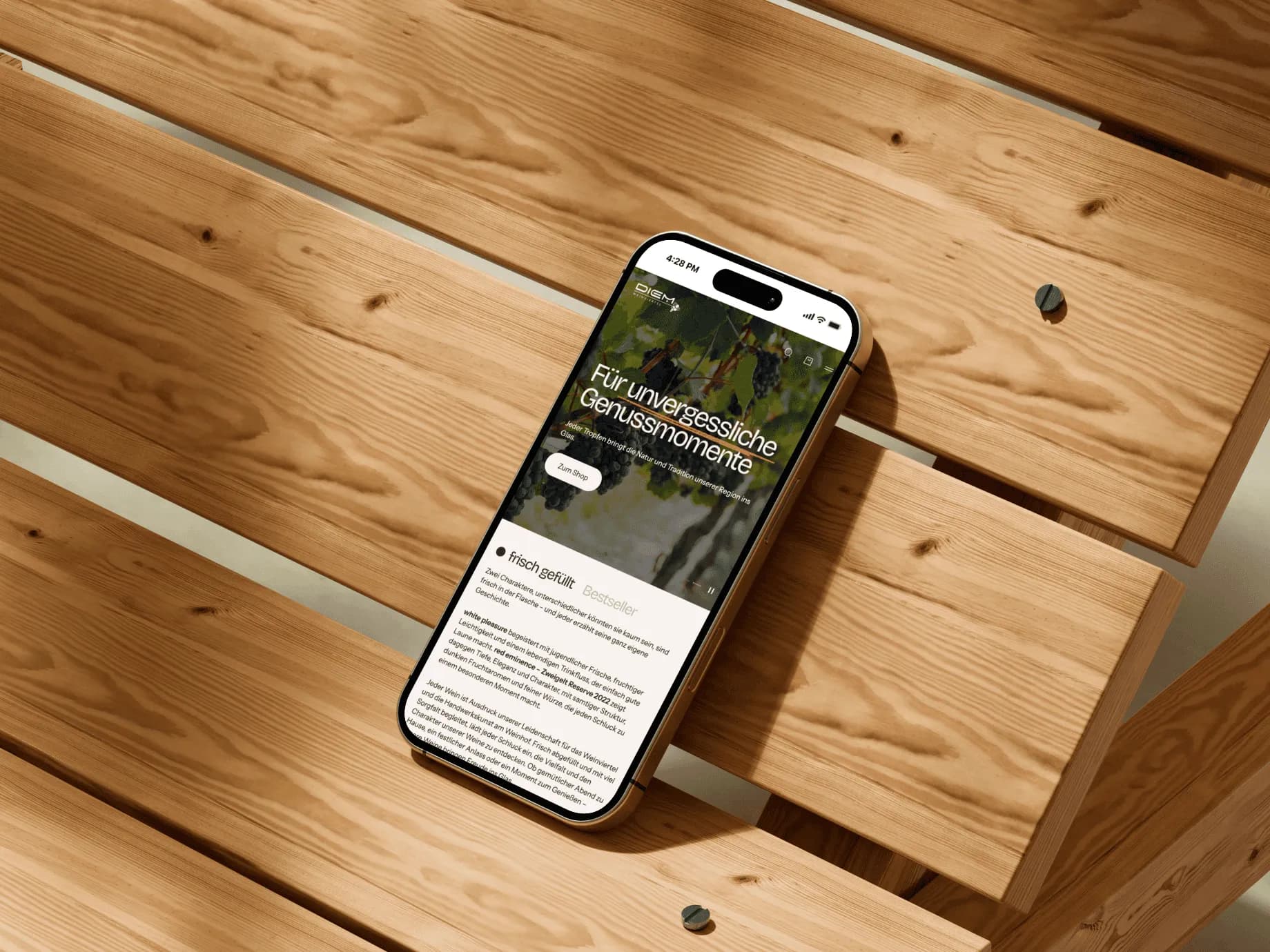 Weinhof Thomas Diem website — image 2