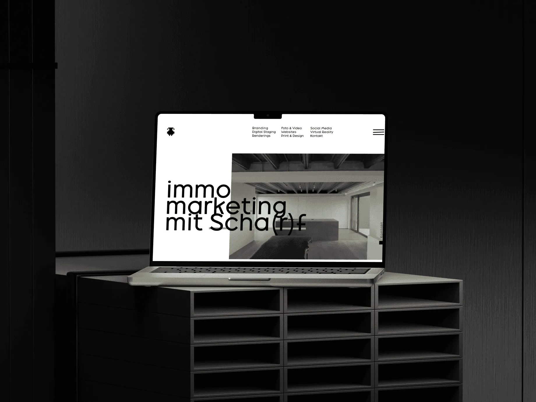 Mockup of the Immosheep website
